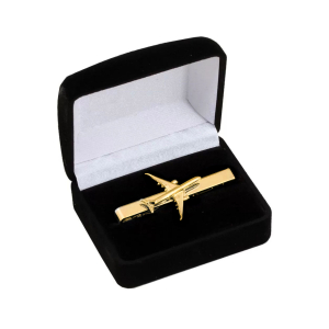 Airbus 350 Nikel Tie Golden Clip