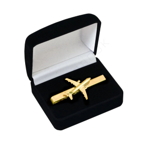 Airbus 321 Nikel Tie Golden Clip