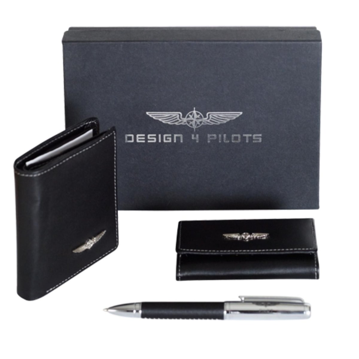Conjunto Cartera y Bolígrafo D4P D4P_WALLET Design 4 Pilots Fundas Licencia y Carteras