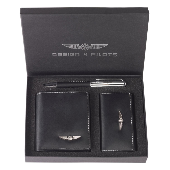 Pilot Wallet Set D4P Covers and Wallets for Pilot License  BuckerBook €53.90 Design 4 Pilots