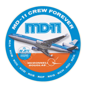 MD-11 Sticker 12cm