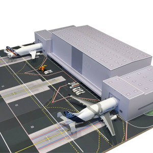 Maqueta Centro de Descarga Airbus Beluga