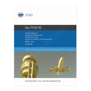 ICAO Document 7910 Location Indicators