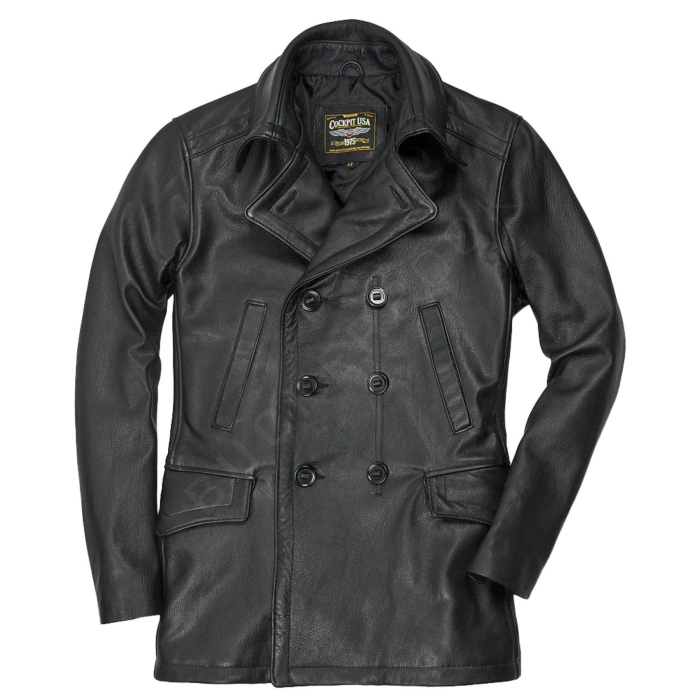 Cockpit Vintage Leather Naval Officer's Z21P019 Jacket Mens Pilot Jackets  BuckerBook €900.00 Cockpit USA