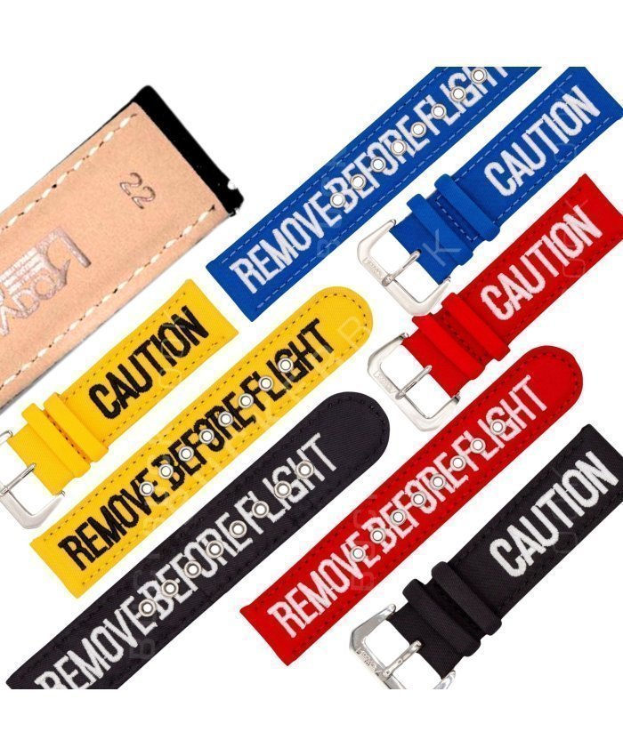 Correa Remove Before Flight 22mm Relojes de Pulsera  BuckerBook 40,00 € Aviador