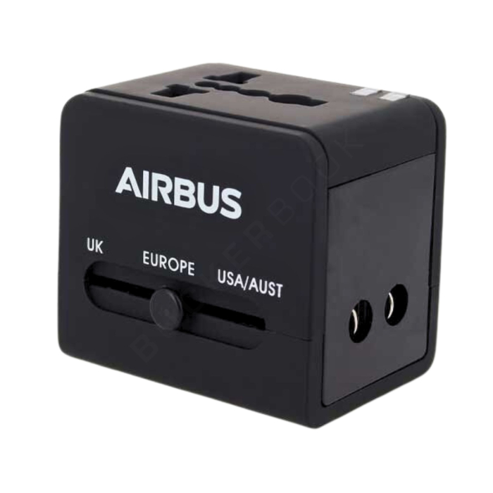 Universal International Travel Adapter Other Gifts 3763420034563 BuckerBook €21.90 Airbus