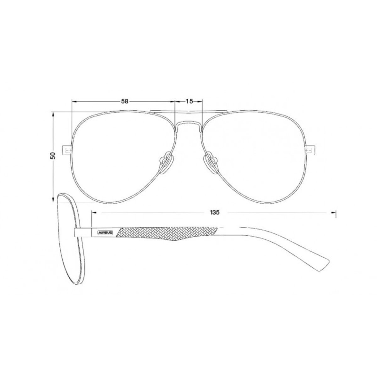 Gafas de Sol Airbus Aviador M2 Marca Airbus 3763420023338 BuckerBook 69,90 € Airbus