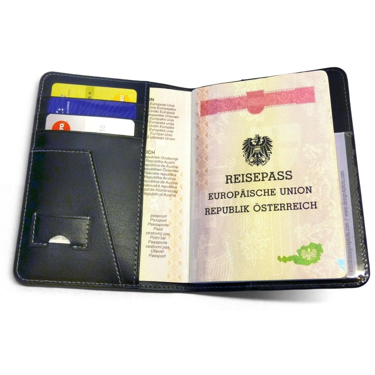 Conjunto Pasaporte D4P D4P_PASSPORT Design 4 Pilots Fundas Licencia y Carteras