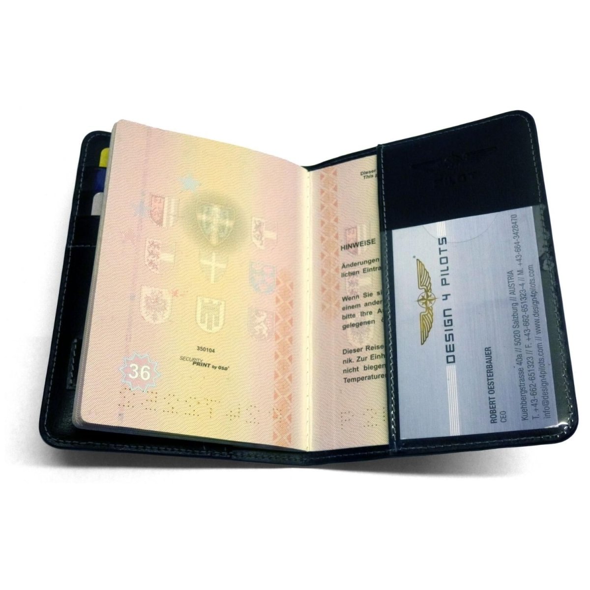 Conjunto Pasaporte D4P D4P_PASSPORT Design 4 Pilots Fundas Licencia y Carteras
