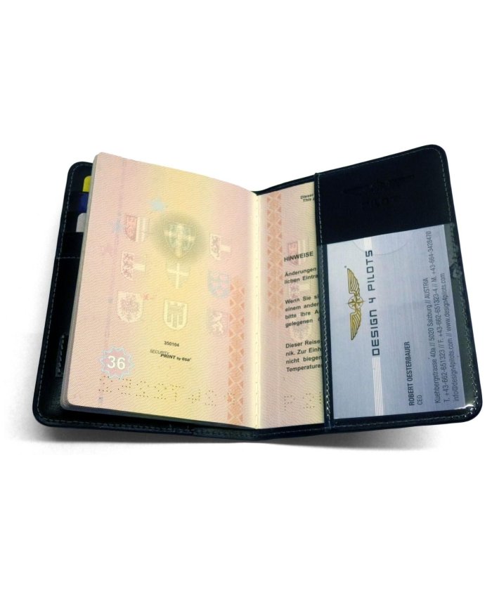 Conjunto Pasaporte D4P D4P_PASSPORT Design 4 Pilots Fundas Licencia y Carteras