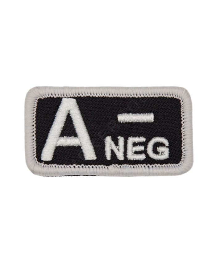 Parche Tipo Sangre A NEG Tela Negro con Velcro Parches Aviación 1707855097979 BuckerBook 5,00 € Fostex