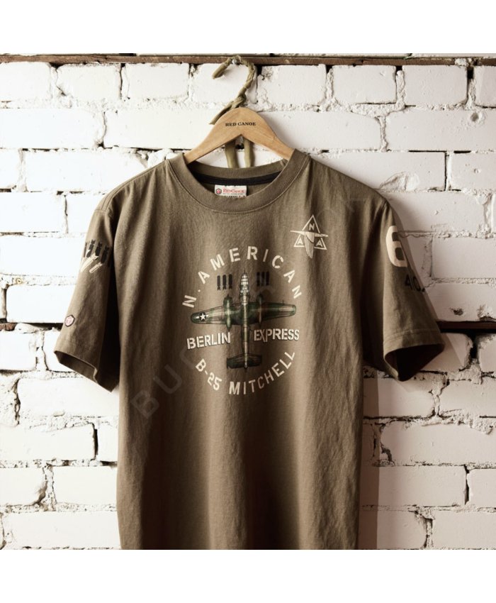 Camiseta NAA B-25 Mitchell Camisetas Aviación  BuckerBook 39,95 € RED CANOE