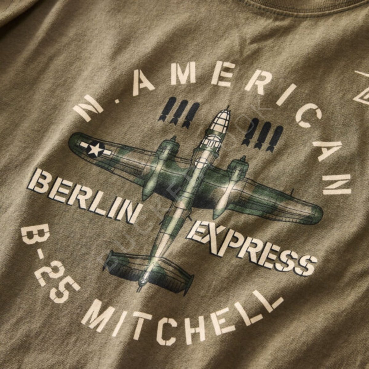 Camiseta NAA B-25 Mitchell Camisetas Aviación  BuckerBook 39,95 € RED CANOE