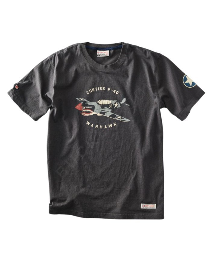 Camiseta Curtiss P-40 Warhawk Camisetas Aviación  BuckerBook 39,95 € RED CANOE