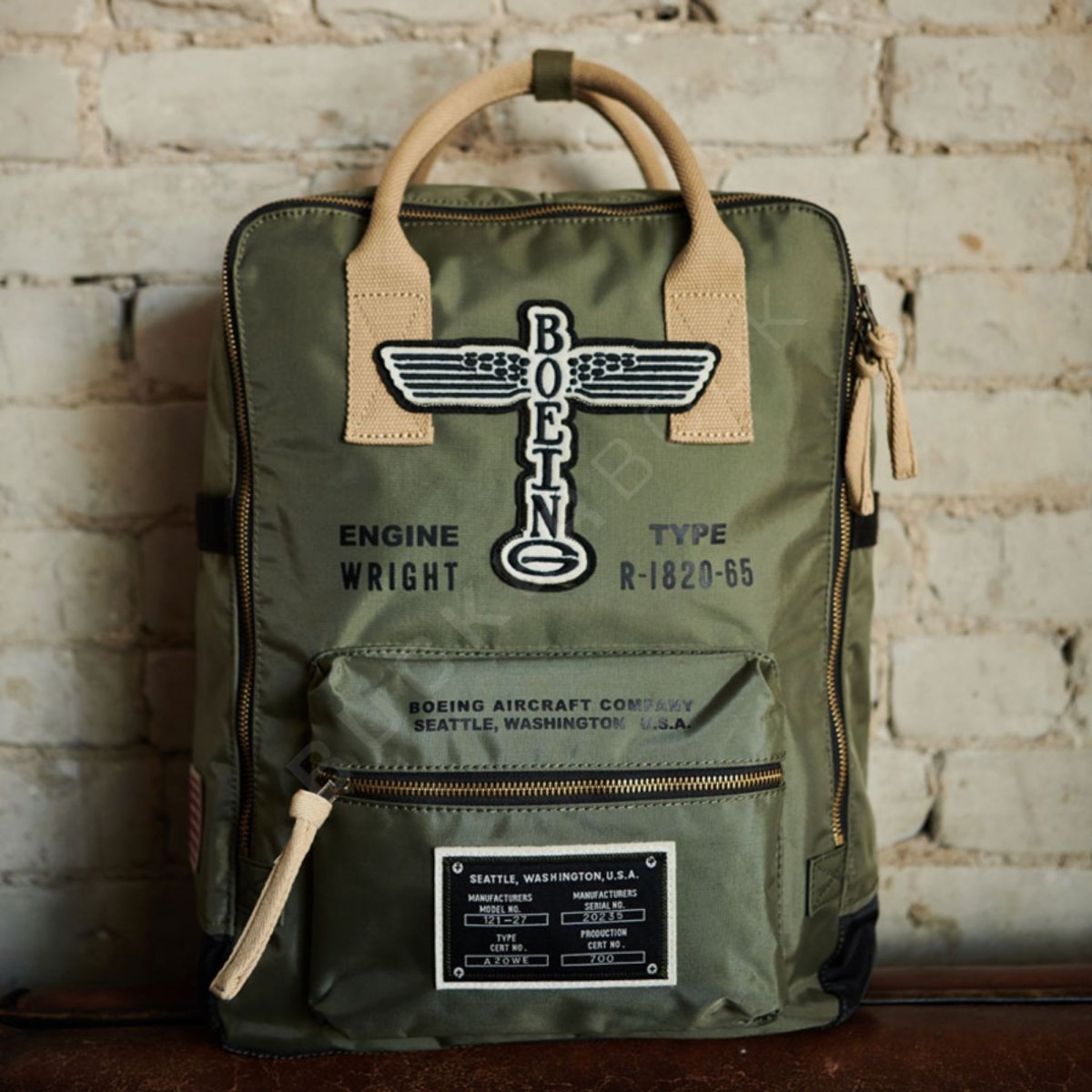 Mochila de Vuelo Boeing Logo Vintage Bolsas de Vuelo para Pilotos  BuckerBook 120,00 € RED CANOE