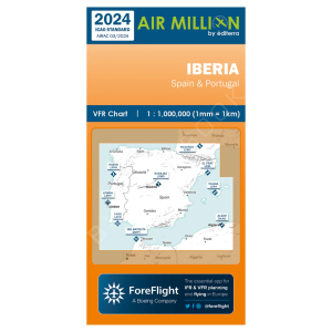 Air Million VFR Iberia 2024 Chart