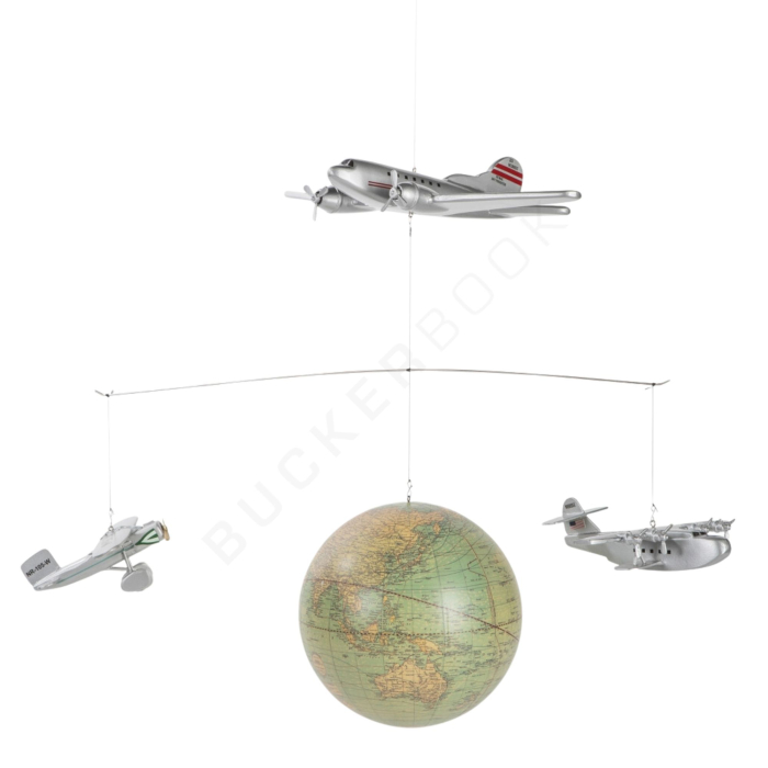 Around the World Mobile Aviation Toys  BuckerBook €114.00 Authentic Models