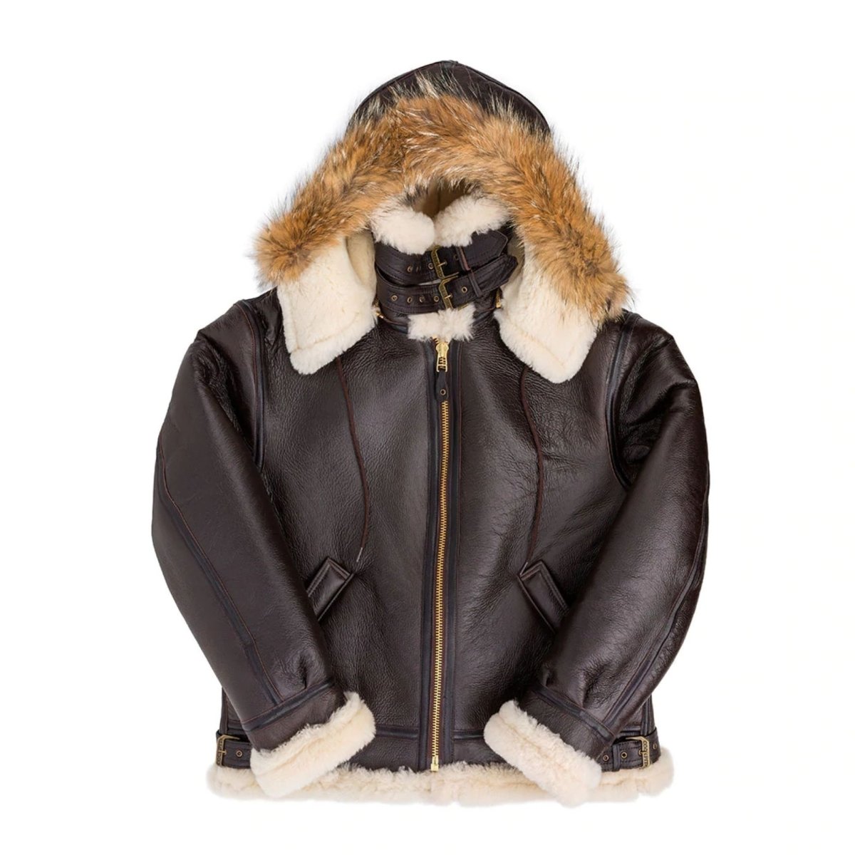 Cazadora Cockpit B-3 Hooded Sheepskin Z203615 Cockpit USA Cazadora de Piloto Hombre