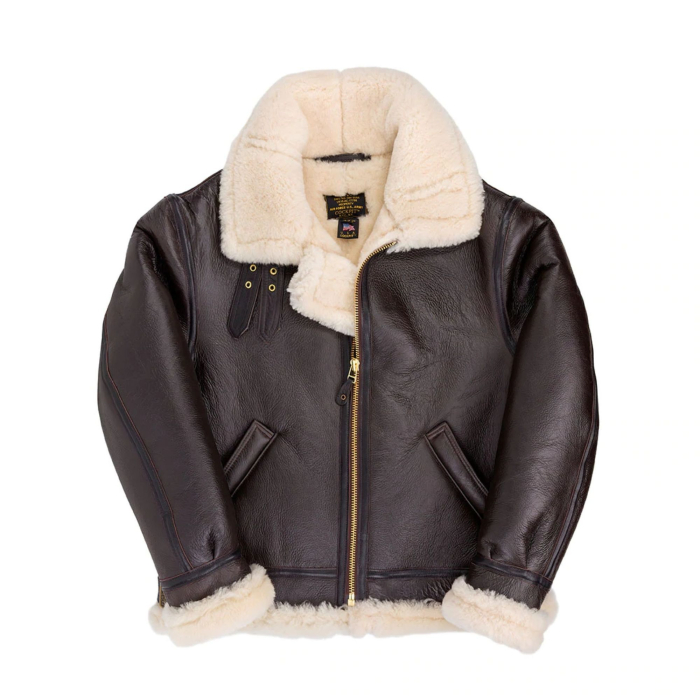 B-3 Hooded Sheepskin Bomber Cockpit Jacket Mens Pilot Jackets  BuckerBook €1,580.00 Cockpit USA