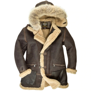 Cazadora Cockpit B-7 Aleutian Sheepskin WWII Parka