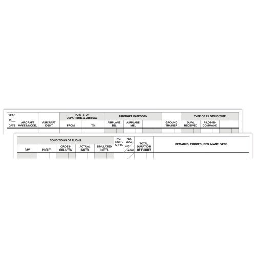 Logbook Piloto The Standard - Negro ASA ASA-SP-30 ASA Logbooks / Diario de Vuelo 2