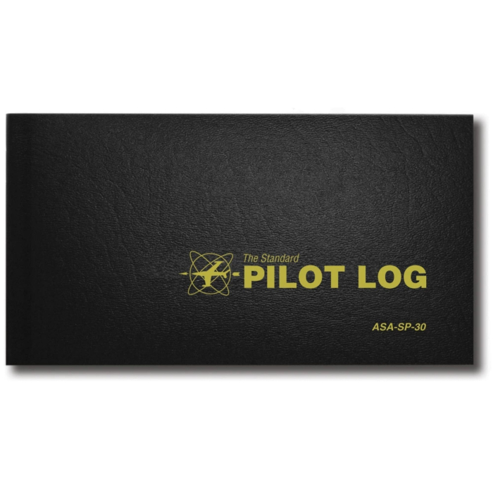 The Standard Pilot Log - Black ASA Logbooks 9781560273288 BuckerBook €13.95 ASA