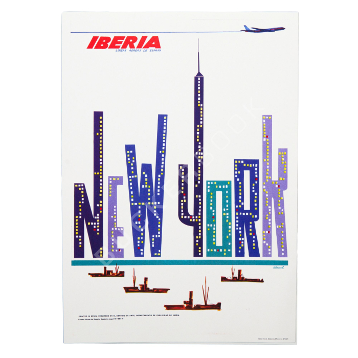 Iberia 1963 Poster Signs  BuckerBook €8.00 BuckerBook Premium