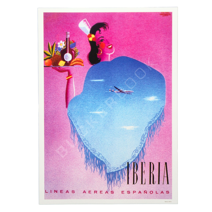 Iberia 1955 Poster Signs  BuckerBook €8.00 BuckerBook Premium