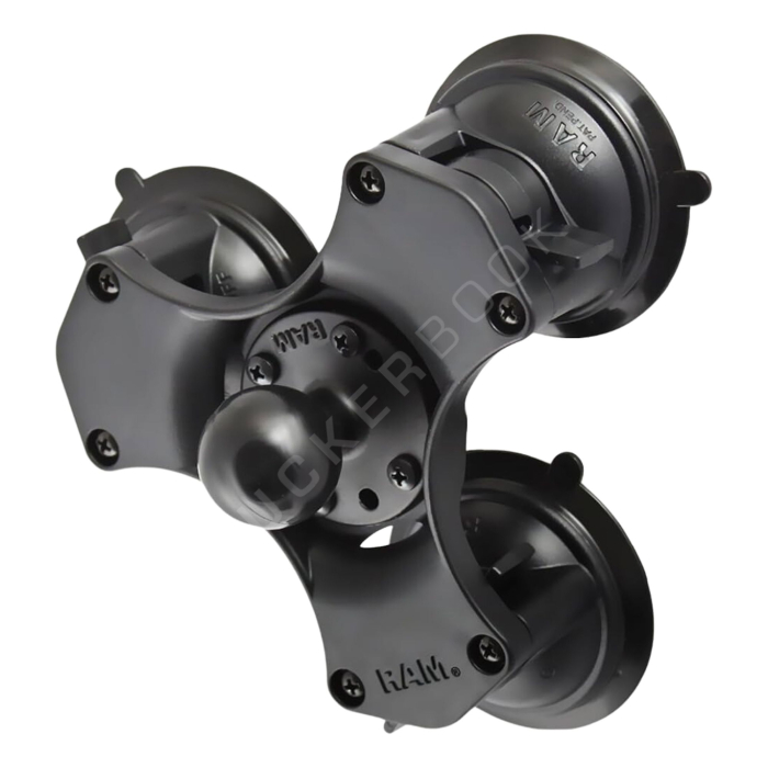 RAM Triple Suction Cup Holder 1.5 Mounts  BuckerBook €115.00 Ram Mounts