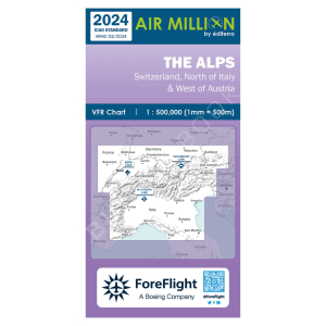 Carta Air Million VFR Los Alpes 2024