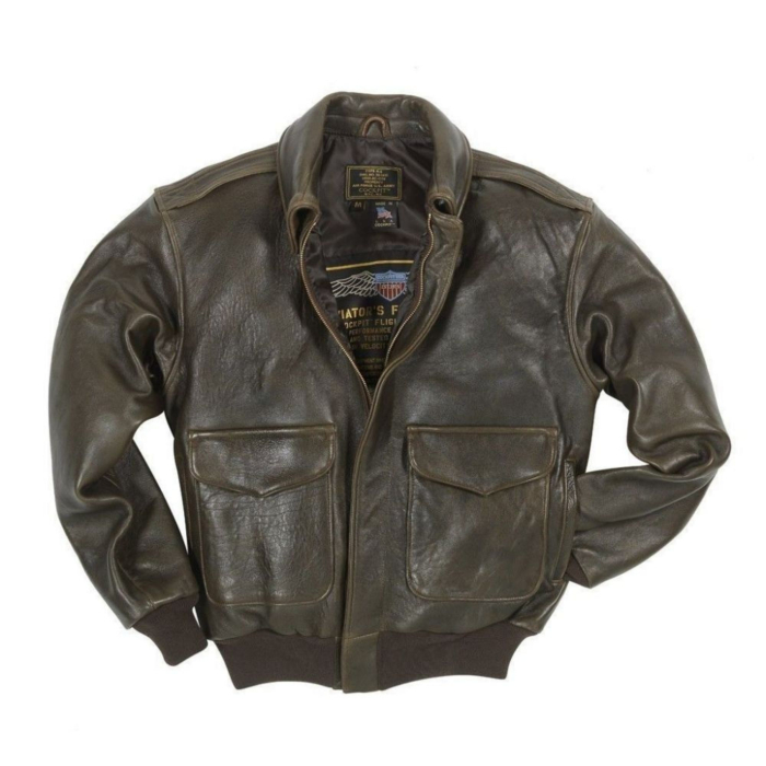 "100 Mission" Cockpit A-2 Jacket Mens Pilot Jackets  BuckerBook €670.00 Cockpit USA