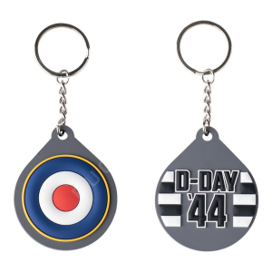 RAF Roundel D-Day PVC Keyring