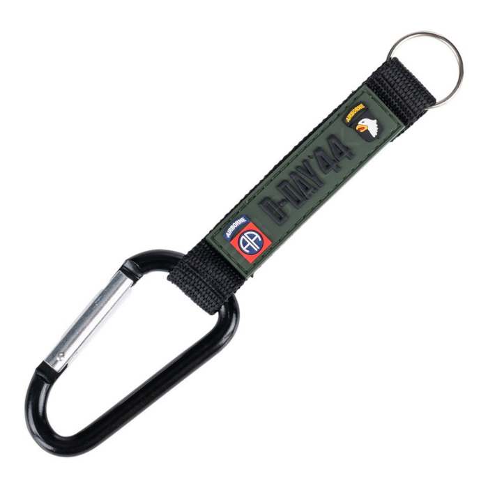 D-Day Airborne Carabiner Keyring Military Keyrings  BuckerBook €8.00 Fostex