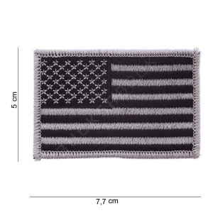 US Silver Flag Patch