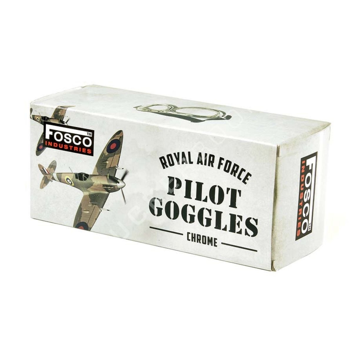 Gafas de Vuelo Cromadas RAF Gafas de Piloto Antiguas 8719298048978 BuckerBook 18,00 € Fostex