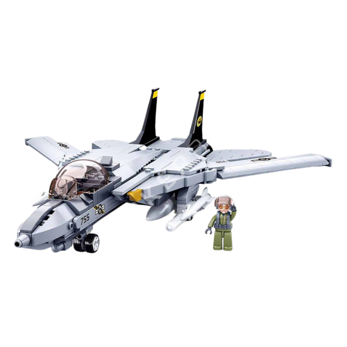 Maqueta Avión de Combate Moderno (Bloques 404 pcs) Juguetes de Aviones 6938242956158 BuckerBook 39,90 € Sluban