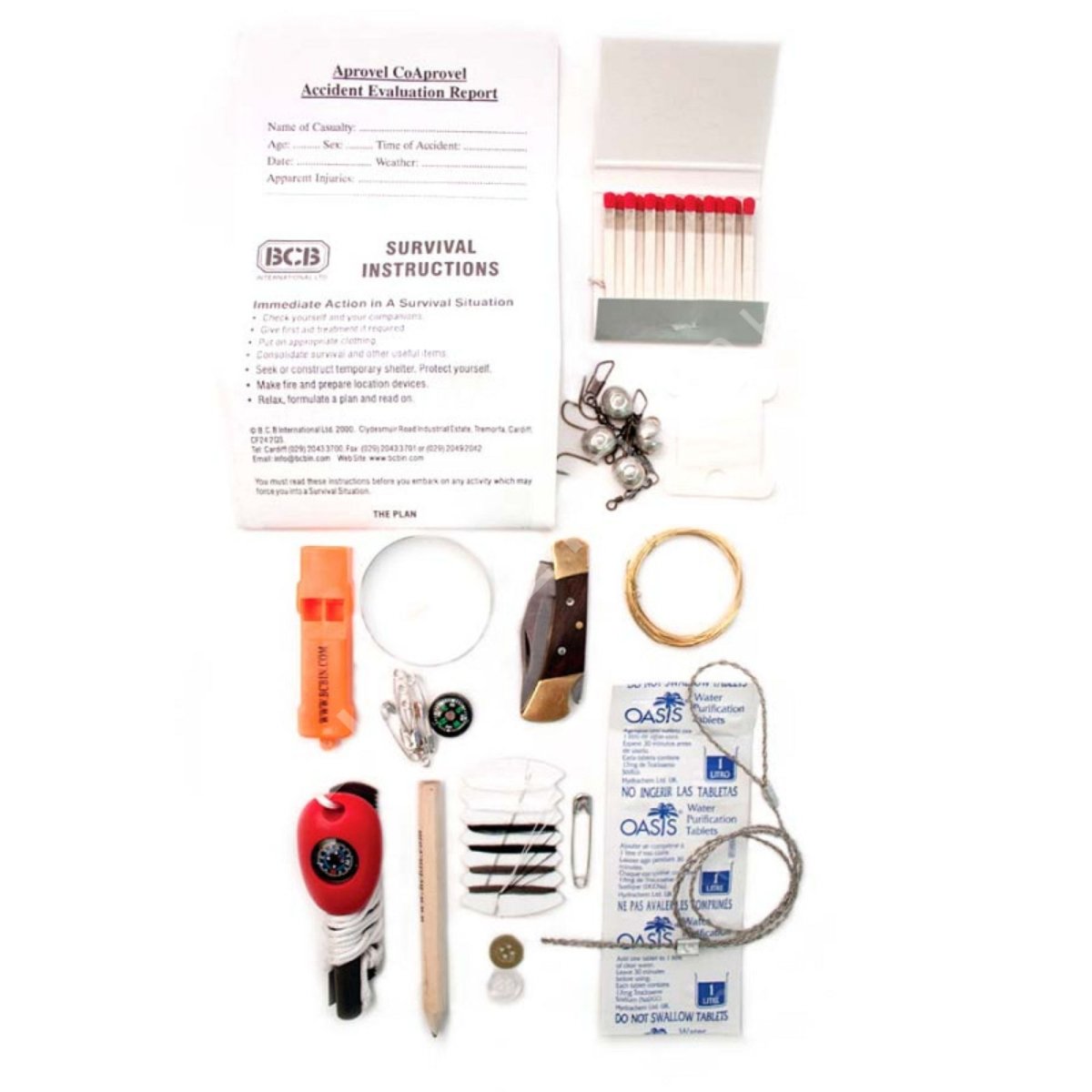 Kit de Supervivencia BCB Kit de Supervivencia 5016549990271 BuckerBook 32,99 € Bushcraft