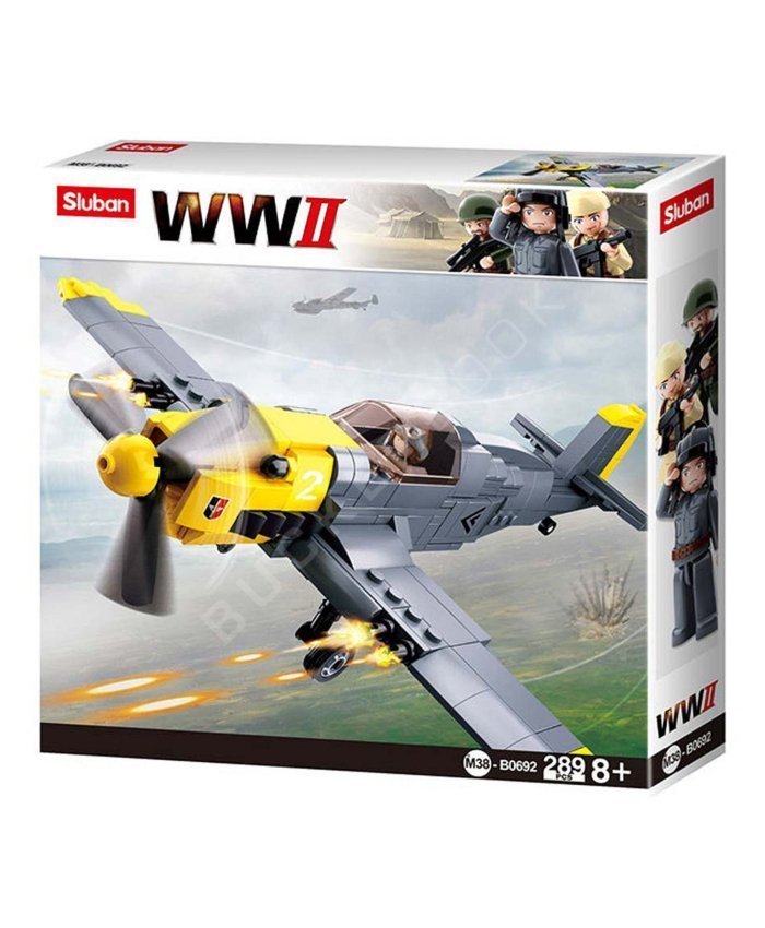 Maqueta de Bloques Sluban WWII Messerschmitt BF 109 Juguetes de Aviones 6938242955632 BuckerBook 29,90 € Sluban