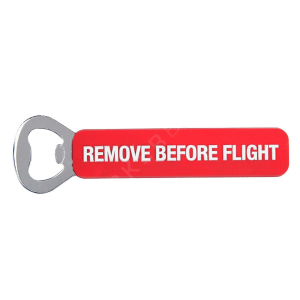 Remove Before Flight Bottle Opener