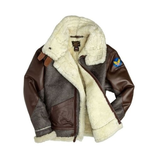"100 Mission" B-3 Bomber Cockpit Jacket Z21A013 Cockpit USA Mens Pilot Jackets 2