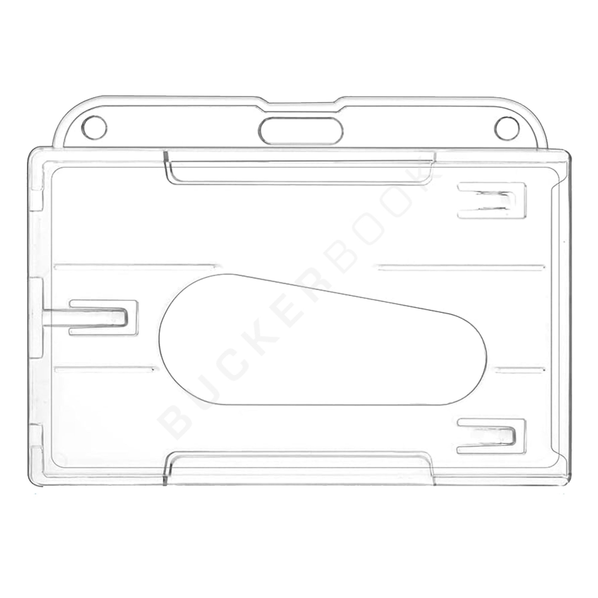 Portatarjetas Horizontal Doble Portatarjetas de Identificación  BuckerBook 3,00 € 