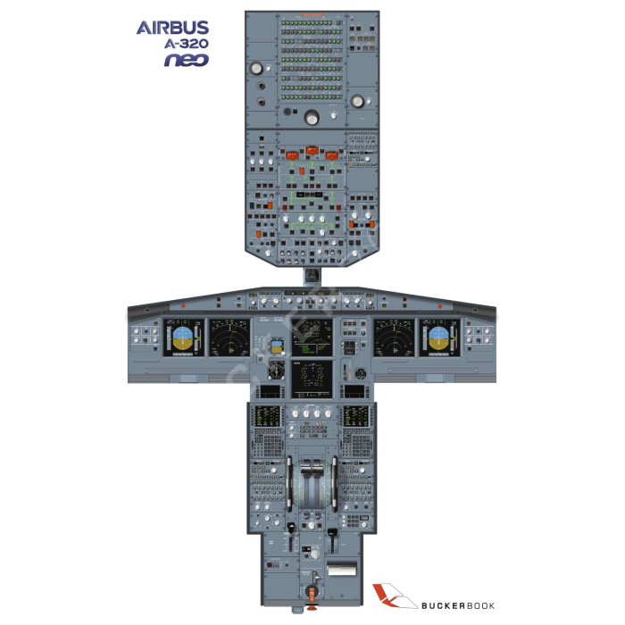 Poster Airbus A320neo Entrenamiento Pósters de Entrenamiento  BuckerBook 49,90 € BuckerBook Premium