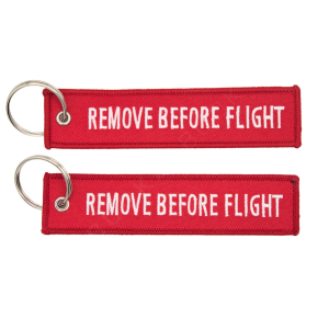 Remove Before Flight Keyring