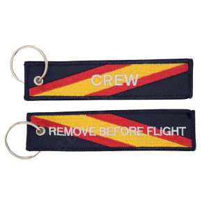 Crew RBF Spanish Flag Keyring