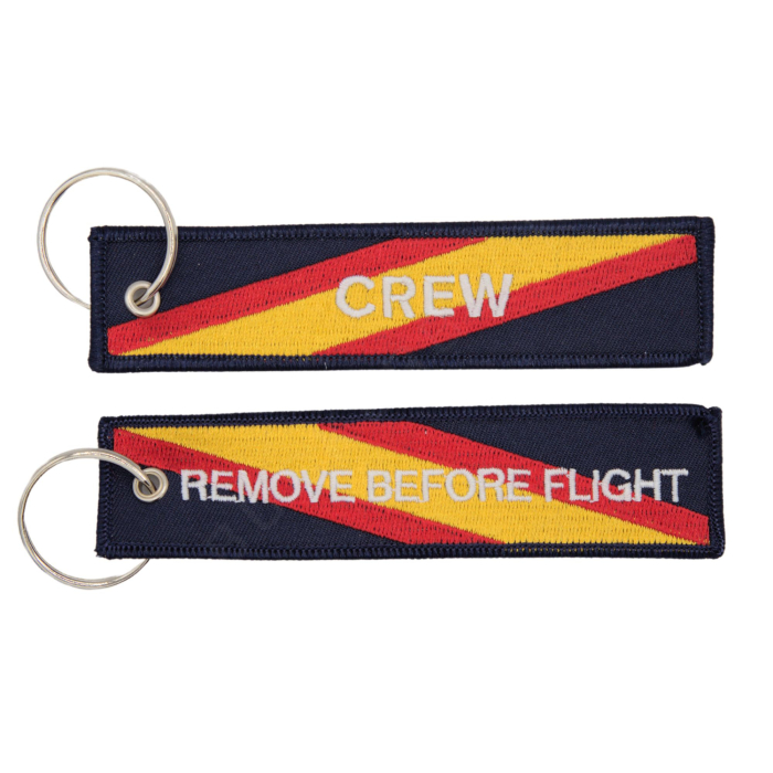 Crew RBF Spanish Flag Keyring Remove Before Flight Keyrings  BuckerBook €5.00 BuckerBook Premium