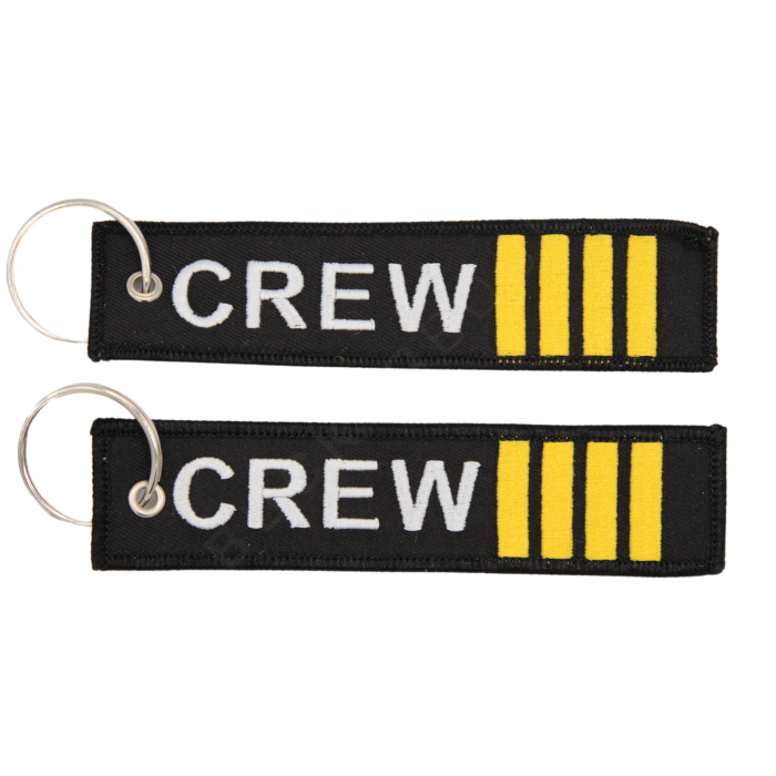 Crew 4 Bars Keyring Aviation Generic Keyrings  BuckerBook €5.00 BuckerBook Premium