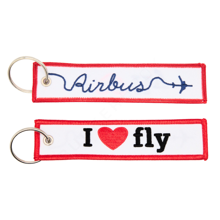 Airbus I Love Fly Keyring Aviation Generic Keyrings  BuckerBook €5.00 BuckerBook Premium