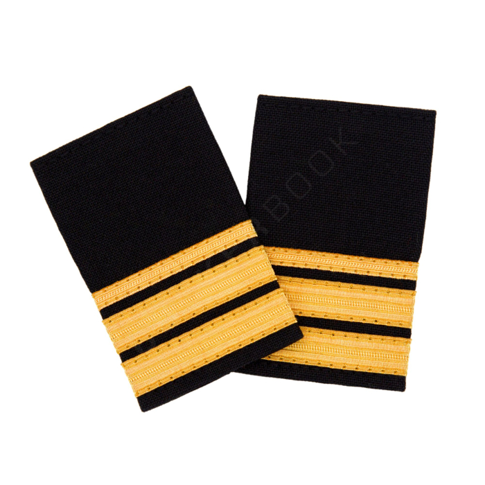 Pilot Epaulettes 2 and 1/2 Gold Bars Pilot Epaulettes  BuckerBook €9.90 BuckerBook Premium