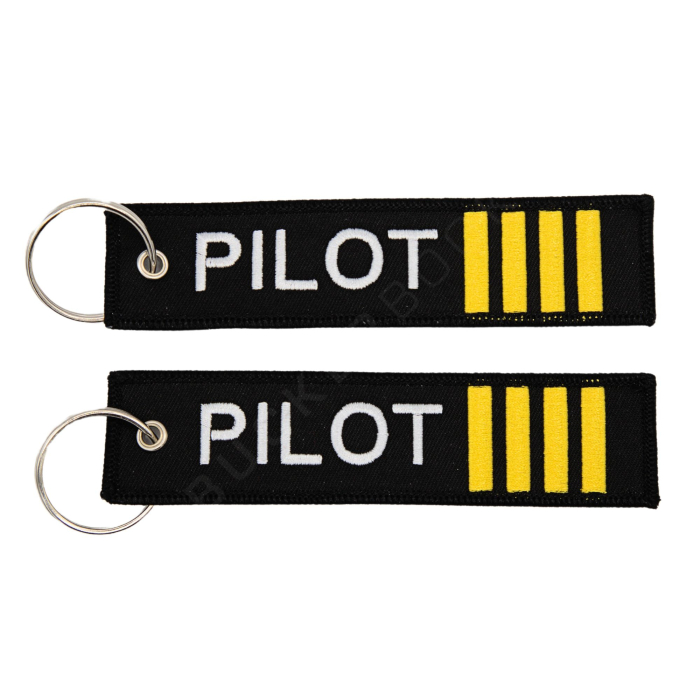 Pilot 4 Bars Keyring Aviation Generic Keyrings  BuckerBook €5.00 BuckerBook Premium