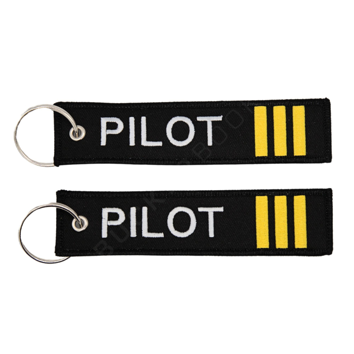 Pilot 3 Bars Keyring Aviation Generic Keyrings  BuckerBook €5.00 BuckerBook Premium